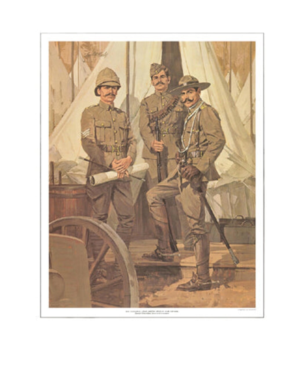 Framed Art The Canadian Army South African War 1899-1900 by Tom McNeely - Military History